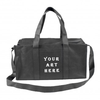 Black Weekender Duffel Bag Non Woven Black Weekender Duffel Bag Non Woven